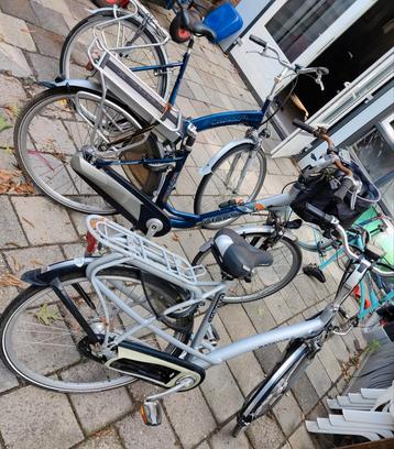 loop of sloop 3 electrische fietsen defect beschikbaar voor biedingen
