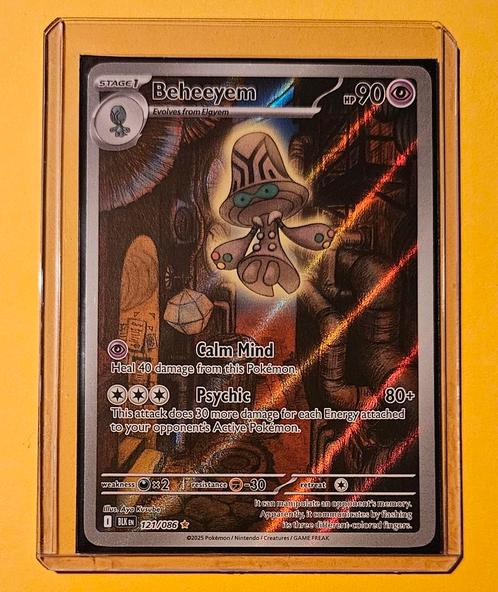 Beheeyem Illustration Rare Black Bolt 121/086 Pokémon kaart, Hobby en Vrije tijd, Verzamelkaartspellen | Pokémon, Zo goed als nieuw
