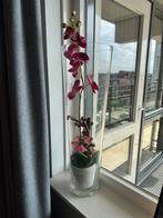 Glazen vazen met decoratie, Ophalen, Overige kleuren, 50 tot 75 cm, Glas