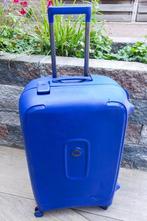 Blauwe Delsey Moncey koffer, 60 tot 70 cm, Gebruikt, Hard kunststof, 45 tot 55 cm
