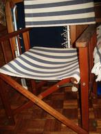 Regisseursstoel van teakhouten, Ophalen, Gebruikt, Teakhout, Inklapbaar