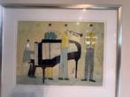 kleurenzeefdruk Annora Spence - Musicians (1997), Ophalen of Verzenden