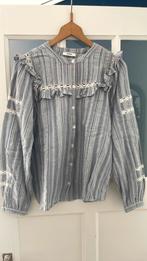 Anna van Toor blouse maat XS, Kleding | Dames, Ophalen of Verzenden, Zo goed als nieuw, Maat 34 (XS) of kleiner, Blauw