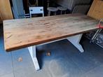 Kloostertafel 90x200 - Gebruikte Staat, Huis en Inrichting, Tafels | Eettafels, Gebruikt, 200 cm of meer, Rechthoekig, 50 tot 100 cm