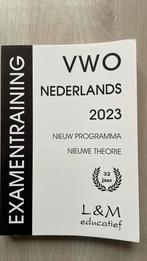 Examentraining VWO Nederlands 2023, Ophalen of Verzenden, Zo goed als nieuw, VWO, Nederlands