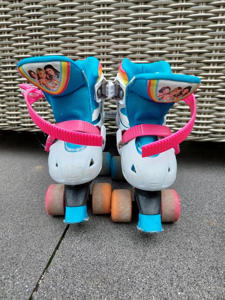 Studio 100 K3 rolschaatsen, Kinderen en Baby's, Speelgoed | Buiten | Rolschaatsen, Gebruikt, Kinderen, Verstelbaar, Ophalen of Verzenden