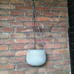 Hangende buitenpot grijs, Tuin en Terras, Bloempotten, Ophalen, Rond, Tuin, Minder dan 25 cm