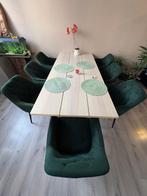tafel + stoelen, Ophalen, Overige materialen, 50 tot 100 cm, Zo goed als nieuw