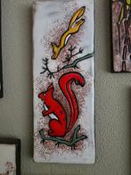 Ruscha vintage wandtegel, wandplaqette, diverse tegels, Antiek en Kunst, Antiek | Keramiek en Aardewerk, Ophalen of Verzenden