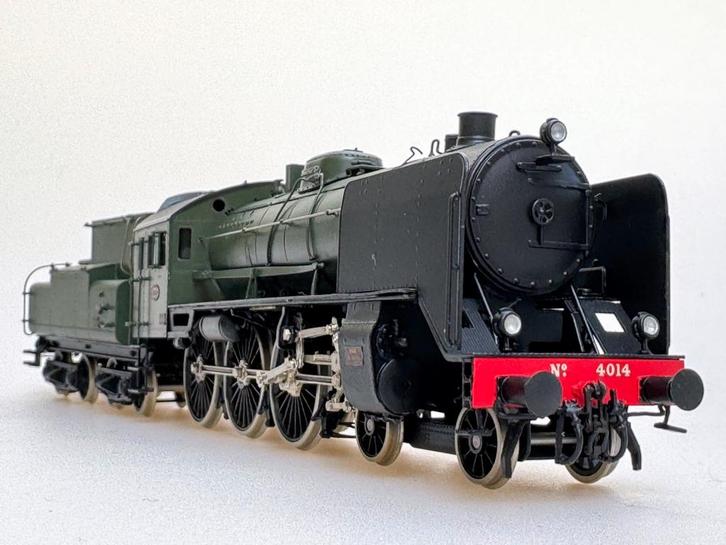 NS 4014 met austerity rookkastdeur (Philotrain 74D), Hobby en Vrije tijd, Modeltreinen | H0, Zo goed als nieuw, Locomotief, Gelijkstroom