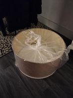 Grote lampenkap, Huis en Inrichting, Lampen | Lampenkappen, Beige, Rond, Ophalen of Verzenden, Zo goed als nieuw