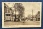 BOXTEL Stationsstraat- Hotel Riche met volk, Gelopen, Ophalen of Verzenden, Voor 1920, Noord-Brabant