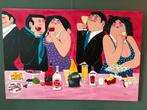 Schilderij 120x80 - Feestelijke bijeenkomst, Ophalen of Verzenden