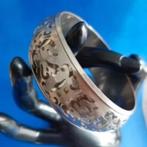 Vintage opengewerkte Oosterse armband met Brokaat zakje, Sieraden, Tassen en Uiterlijk, Armbanden, Ophalen, Zo goed als nieuw