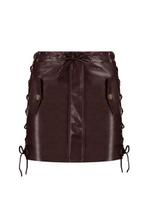 NIKKIE Elise skirt donkerbruin maat 38 ZGAN, Maat 38/40 (M), Bruin, Ophalen of Verzenden, Zo goed als nieuw