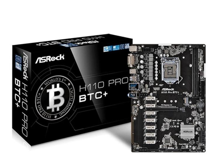 ASRock H110 Pro BTC+ plus GRATIS, Computers en Software, Moederborden, Zo goed als nieuw, Intel, DDR4, Ophalen of Verzenden