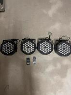 4x PAR Licht - 12x3 Watt LED, Muziek en Instrumenten, Ophalen, Gebruikt, Licht, Kleur