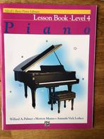 Alfred’s basic piano library, lesson book, level 4, Ophalen of Verzenden, Zo goed als nieuw, Les of Cursus, Piano