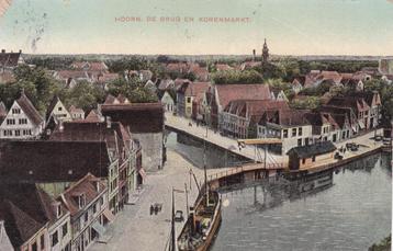 hoorn  3x oude ansichten  tekts/zegel 1911-1913 beschikbaar voor biedingen
