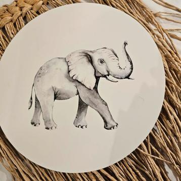 Jungle Kamer Decoratie: Olifant, Wanddecoratie beschikbaar voor biedingen