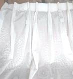 2 Witte HEMA vitrage/inbetween van 222 cm hoog en 85 cm br, 200 cm of meer, Wit, Zo goed als nieuw, 50 tot 100 cm