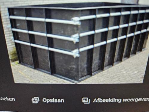 HDPE vijverbak 3x2x1m kan in en boven de grond. KH+ €6 kg, Tuin en Terras, Vijvers, Zo goed als nieuw, Ophalen