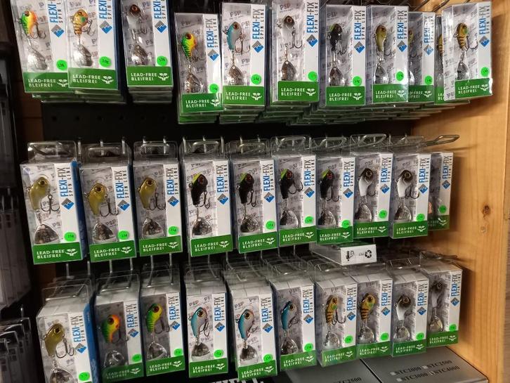 Setje (5 stuks) PSP Flexi-Fix Spin Line Spinjigs...21 grams, Watersport en Boten, Hengelsport | Roofvissen, Nieuw, Overige typen