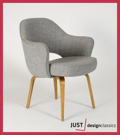 Knoll Saarinen Executive Arm Chair Grijs(voorraad:2), Huis en Inrichting, Stoelen, Zo goed als nieuw
