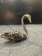 Zilveren Ajour Zwaan - 800 Zilverkeurmerk, Antiek en Kunst, Antiek | Goud en Zilver, Ophalen of Verzenden, Zilver