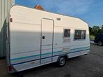 KNAUS, Stapelbed nieuwe voortent+uitbouw., Caravans en Kamperen, Caravans, Standaardzit, Kachel, Dwarsbed, Particulier