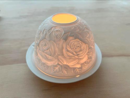 Starlight waxinelichthouder ‘rozen’, Huis en Inrichting, Woonaccessoires | Kandelaars en Kaarsen, Gebruikt, Minder dan 25 cm, Overige materialen
