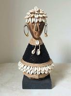 Namji houten beeld zwart 2 uit Bali, Verzenden