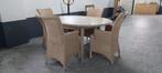 Complete set, tafel en 4 stoelen Vincent Sheppard, Huis en Inrichting, Ophalen, Gebruikt, 100 tot 150 cm, Nvt