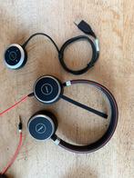Jabra Evolve 40 MS duo USB-A, Ophalen of Verzenden, Zo goed als nieuw, On-ear