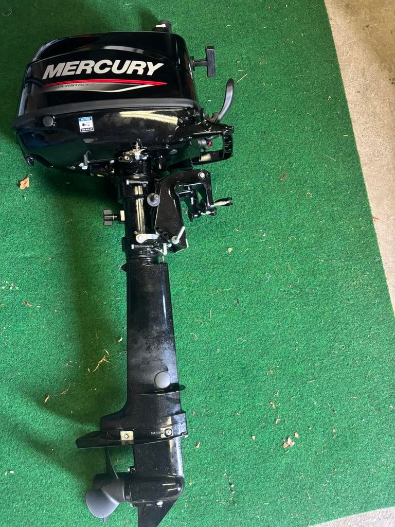 Mercury buitenboord 4pk 4takt + Yam 380 s, Watersport en Boten, Buiten- en Binnenboordmotoren, Zo goed als nieuw, Benzine, Minder dan 5 pk