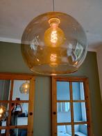 Glazen Bollamp Smoke, Huis en Inrichting, Lampen | Hanglampen, Ophalen, Gebruikt, Glas, Modern
