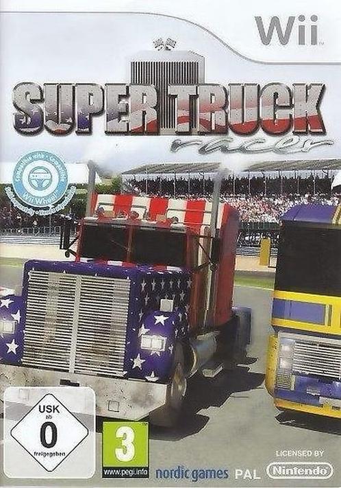 Nintendo Wii Super Truck Racer, Spelcomputers en Games, Games | Nintendo Wii, Zo goed als nieuw, Racen en Vliegen, 3 spelers of meer
