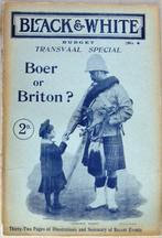 Black & White Budget 1899/1901 Boerenoorlog Zuid-Afrika, Antiek en Kunst, Ophalen of Verzenden