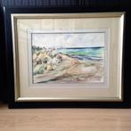 Aquarel landschap met water Ruth Leem, Ophalen of Verzenden