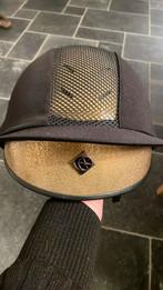 Charles Owen eventing cross cap goud maat 56, Ophalen of Verzenden, Zo goed als nieuw, Dressuur, Cap