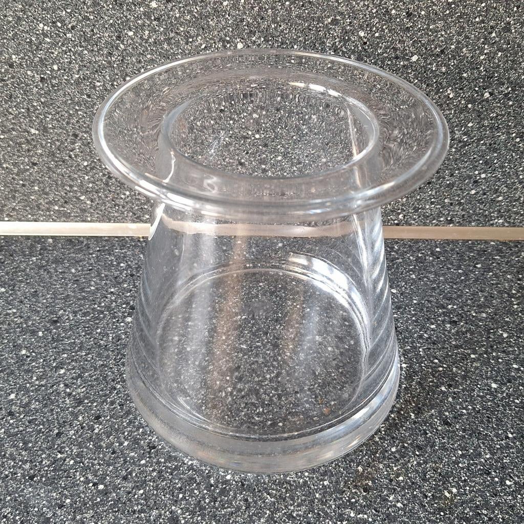 Glazen Vaas, Overige kleuren, Ophalen of Verzenden, Minder dan 50 cm, Glas