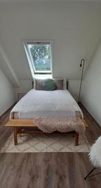 TE KOOP: stijlvolle en comfortabele boxspring, Ophalen, Bruin, Tweepersoons, 140 cm