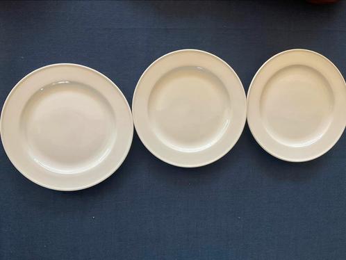 Gebaksborden16.6 / royal boch roomwit, Huis en Inrichting, Keuken | Servies, Zo goed als nieuw, Overige stijlen, Porselein, Ophalen of Verzenden