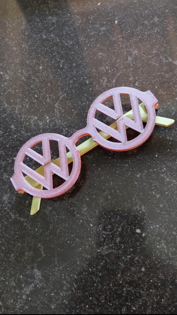 3D geprinte Volkswagen bril - Laatste!, Auto diversen, Overige Auto diversen, Ophalen of Verzenden