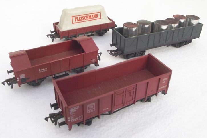 modelspoor Fleischmann HO, Hobby en Vrije tijd, Modeltreinen | H0, Gebruikt, Wagon, Gelijkstroom, Fleischmann, Ophalen of Verzenden