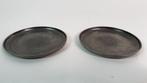 Vintage Daalderop onderzetters x2  tin, 8,5 cm diameter 7A12, Antiek en Kunst, Antiek | Tin, Ophalen of Verzenden