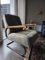 Fauteuil met Houten Armleuningen, Huis en Inrichting, Ophalen, Zo goed als nieuw, Minder dan 75 cm, 50 tot 75 cm