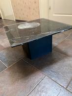Bijzet tafeltje zwart marmer, Huis en Inrichting, Overige materialen, Minder dan 55 cm, Vierkant, Ophalen