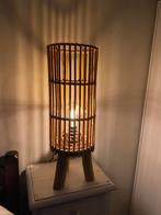 Mooie bamboe staande lampen, Huis en Inrichting, Lampen | Vloerlampen, Ophalen, Zo goed als nieuw