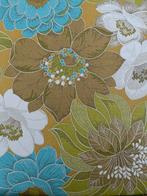Vintage behang in fleurige bloemenprint NIEUW New old stock, Ophalen of Verzenden, Minder dan 10 m²